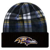 Baltimore Ravens New Era Sideline Statement Cuffed Knit Hat - Black on sale