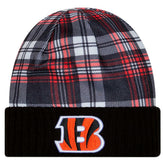 Cincinnati Bengals New Era Sideline Statement Cuffed Knit Hat - Black discount