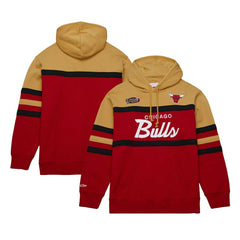 Chicago Bulls Head Coach Pullover Hoodie - Red/Gold for sale