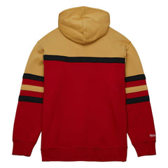 Chicago Bulls Head Coach Pullover Hoodie - Red/Gold for sale