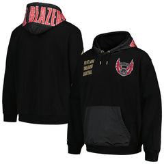 Portland Trail Blazers Team OG 2.0 Vintage Logo Fleece Pullover Hoodie - Black for sale