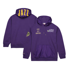Utah Jazz Team OG 2.0 Vintage Logo Fleece Pullover Hoodie - Purple discount