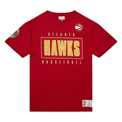 Atlanta Hawks Hardwood Classics Team OG 2.0 Premium Vintage Logo T-Shirt - Red outlet