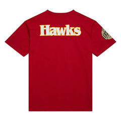 Atlanta Hawks Hardwood Classics Team OG 2.0 Premium Vintage Logo T-Shirt - Red outlet