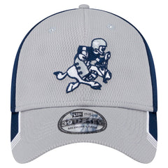 New Era Dallas Cowboys Gray Retro Joe Active Visor Trim 39THIRTY Flex Hat online