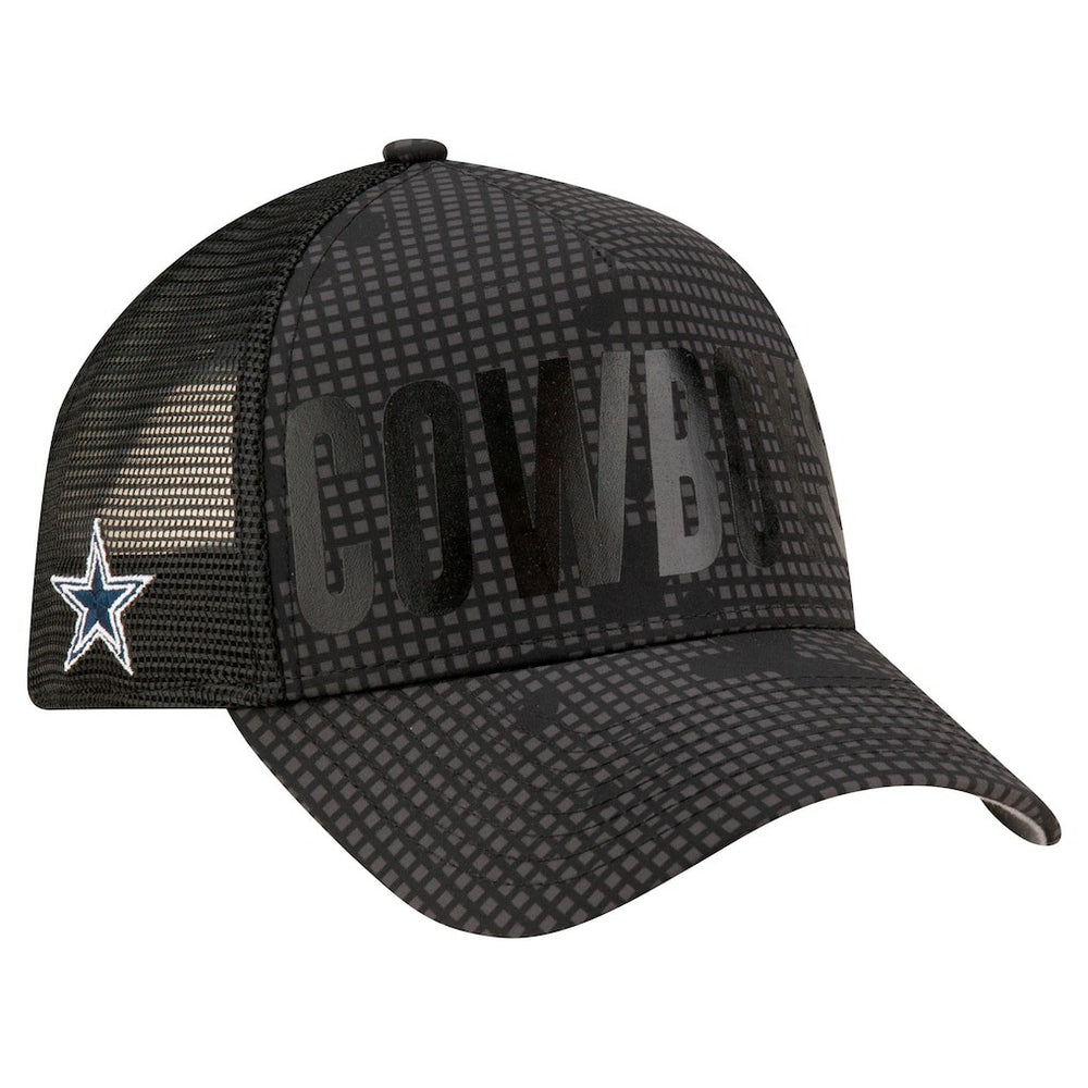Dallas Cowboys New Era Midnight Ink Tonal A-Frame 9FORTY Adjustable Hat - Graphite discount
