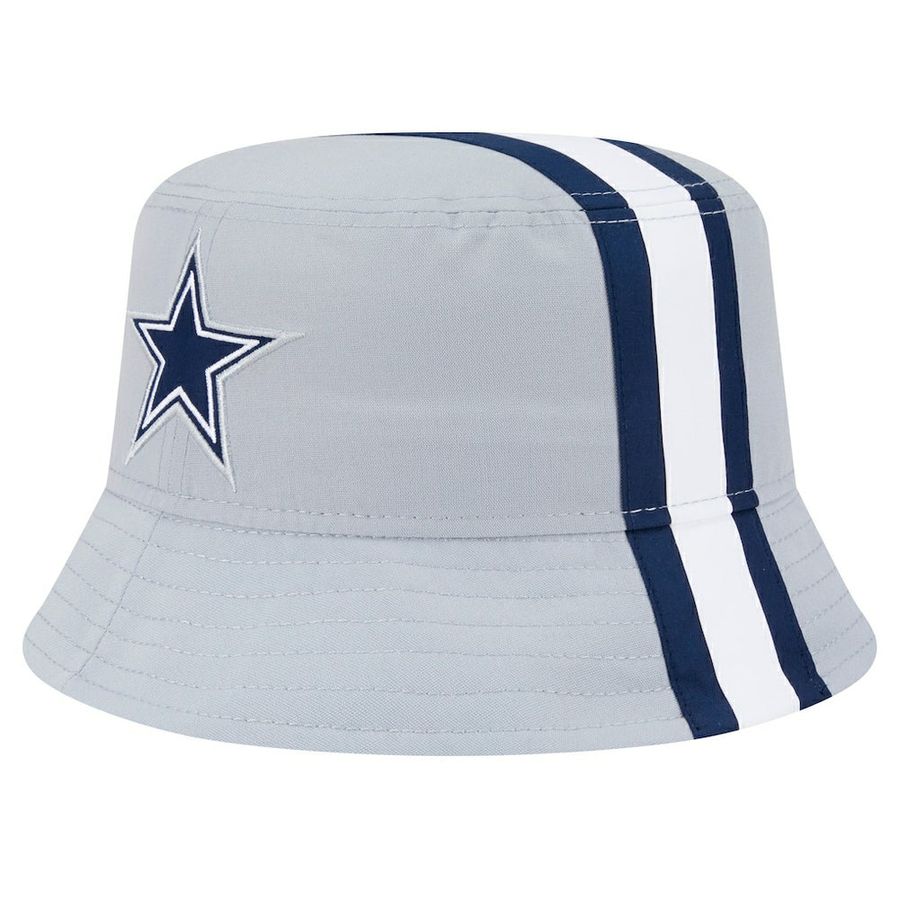 Dallas Cowboys New Era Helmet Bucket Hat - Gray for sale