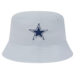 Dallas Cowboys New Era Helmet Bucket Hat - Gray for sale