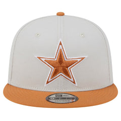 Dallas Cowboys New Era Two-Tone Color Pack 9FIFTY Snapback Hat - Stone/Brown outlet