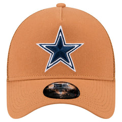 Dallas Cowboys New Era Color Pack Side Patch A-Frame 9FORTY Adjustable Hat - Brown outlet