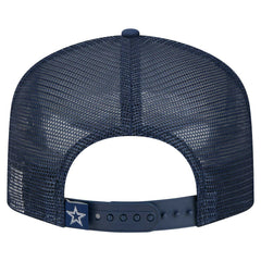 Dallas Cowboys New Era Youth Distressed 9FIFTY A-Frame Snapback Hat - White/Navy sale