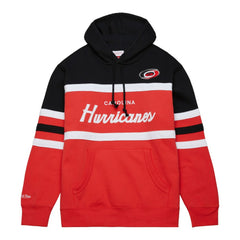Carolina Hurricanes Mitchell & Ness Head Coach Pullover Hoodie - Red/Black Hoodies