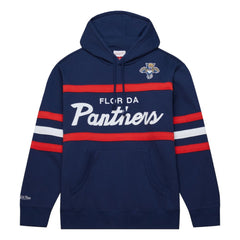 Florida Panthers Mitchell & Ness Head Coach Pullover Hoodie - Navy Hoodies