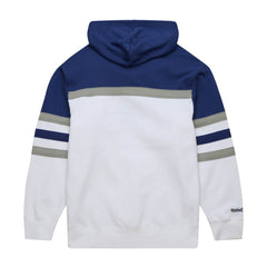 Tampa Bay Lightning Mitchell & Ness Head Coach Pullover Hoodie - White/Blue Hoodies