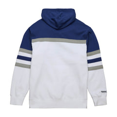 Toronto Maple Leafs Mitchell & Ness Head Coach Pullover Hoodie - White/Blue Hoodies