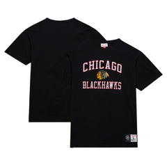 Chicago Blackhawks Mitchell & Ness Legendary Slub T-Shirt - Black T-shirts