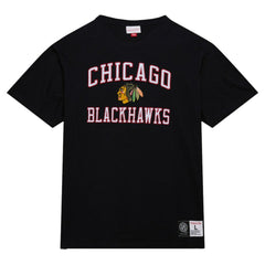 Chicago Blackhawks Mitchell & Ness Legendary Slub T-Shirt - Black T-shirts