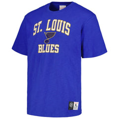 St. Louis Blues Mitchell & Ness Legendary Slub T-Shirt - Blue T-shirts