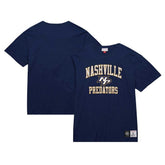 Nashville Predators Mitchell & Ness Legendary Slub T-Shirt - Navy T-shirts