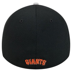 San Francisco Giants Visor Trim 39THIRTY Flex Hat Gray/Black