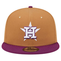 Houston Astros Color Pack Two-Tone 9FIFTY Snapback Hat Brown/Purple