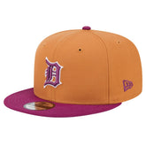 Detroit Tigers Color Pack Two-Tone 9FIFTY Snapback Hat Brown/Purple