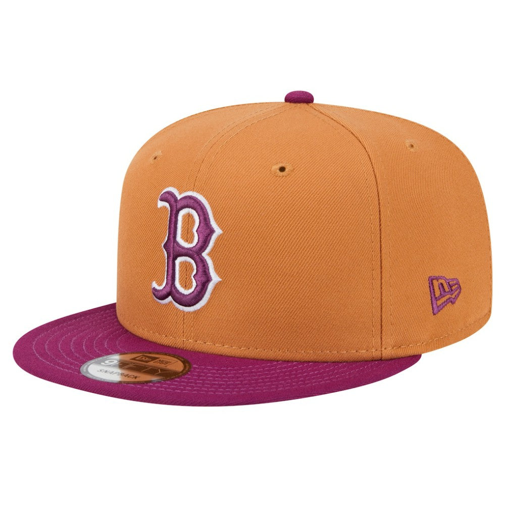Boston Red Sox Color Pack Two-Tone 9FIFTY Snapback Hat Brown/Purple