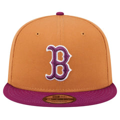 Boston Red Sox Color Pack Two-Tone 9FIFTY Snapback Hat Brown/Purple