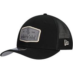 Chicago White Sox Labeled 9SEVENTY Stretch-Snap Adjustable Hat Black