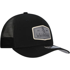 Chicago White Sox Labeled 9SEVENTY Stretch-Snap Adjustable Hat Black