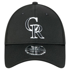 Colorado Rockies Pivot 9FORTY Adjustable Hat Black
