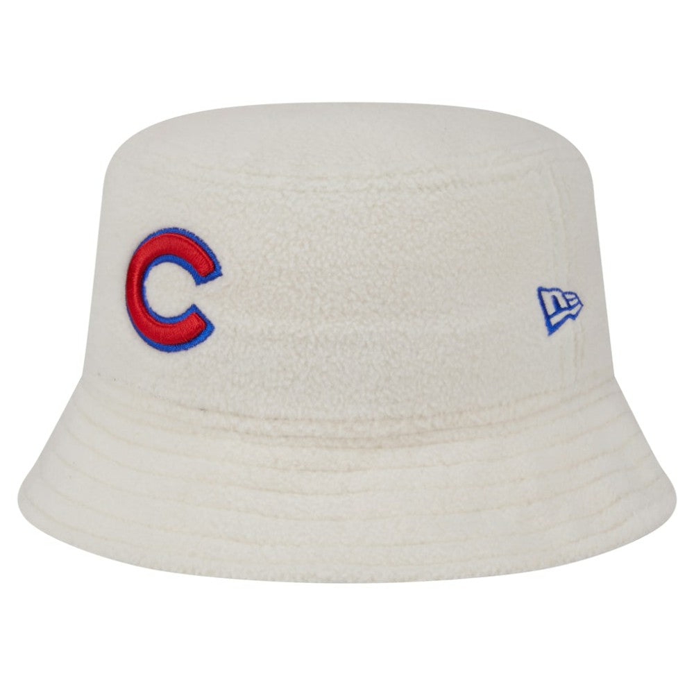 Chicago Cubs Women's Chrome Cozy Bucket Hat White
