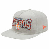 Houston Astros Gray Corduroy Golfer Snapback Hat