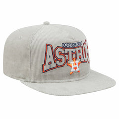Houston Astros Gray Corduroy Golfer Snapback Hat
