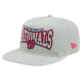 Washington Nationals Gray Corduroy Golfer Snapback Hat