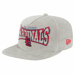 St. Louis Cardinals Gray Corduroy Golfer Snapback Hat