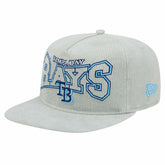 Tampa Bay Rays Gray Corduroy Golfer Snapback Hat