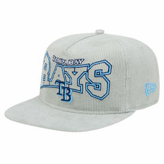 Tampa Bay Rays Gray Corduroy Golfer Snapback Hat