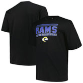 Los Angeles Rams Big & Tall Pop T-Shirt - Black outlet
