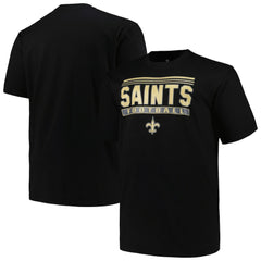 New Orleans Saints Big & Tall Pop T-Shirt - Black online