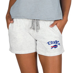 Buffalo Bills Concepts Sport Women's Mainstream Terry Lounge Shorts - Oatmeal for sale