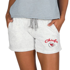 Kansas City Chiefs Concepts Sport Women's Mainstream Terry Lounge Shorts - Oatmeal discount