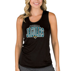 Jacksonville Jaguars Concepts Sport Women's Marathon Racer Back Tank Top - Black for sale