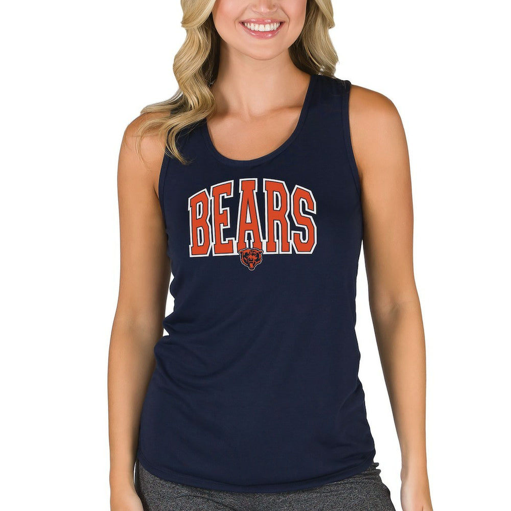Chicago Bears Concepts Sport Women's Marathon Racer Back Tank Top - Navy online
