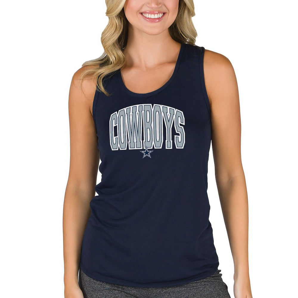 Dallas Cowboys Concepts Sport Women's Marathon Racer Back Tank Top - Navy cheap