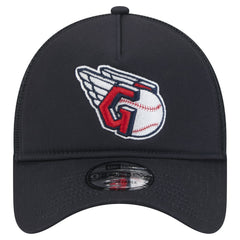 Cleveland Guardians 9FORTY A-Frame Trucker Adjustable Hat Navy
