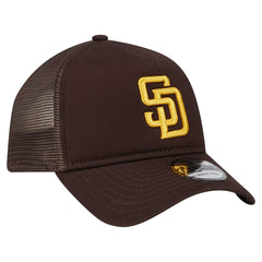 San Diego Padres 9FORTY A-Frame Trucker Adjustable Hat Brown