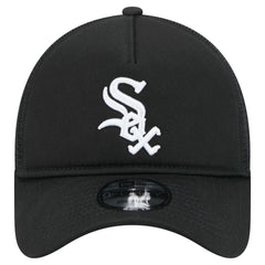 Chicago White Sox 9FORTY A-Frame Trucker Adjustable Hat Black