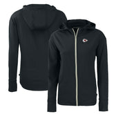 Kansas City Chiefs Cutter & Buck Women's Primary Mark Daybreak Eco Recycled Full-Zip Hoodie - Black sale