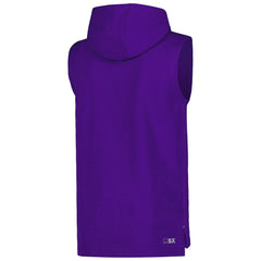 Minnesota Vikings MSX by Michael Strahan Captain Sleeveless Hoodie T-Shirt - Purple outlet